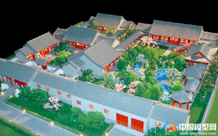 古建筑模型，古建沙盤模型