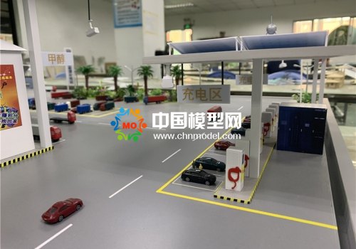 充氣站模型，充電站模型，能源站模型