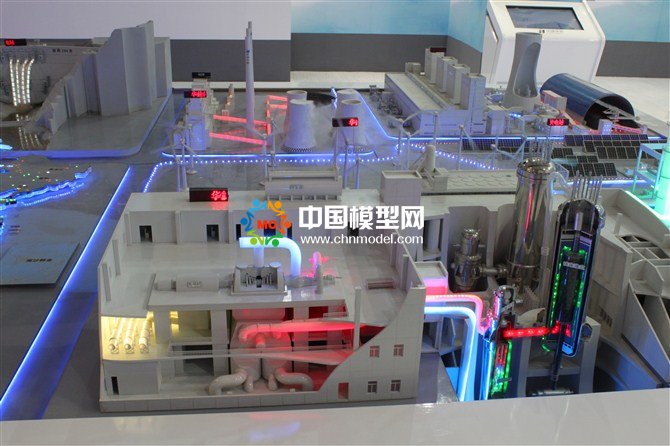 熱電站模型，核電站模型，火力發(fā)電站少盤