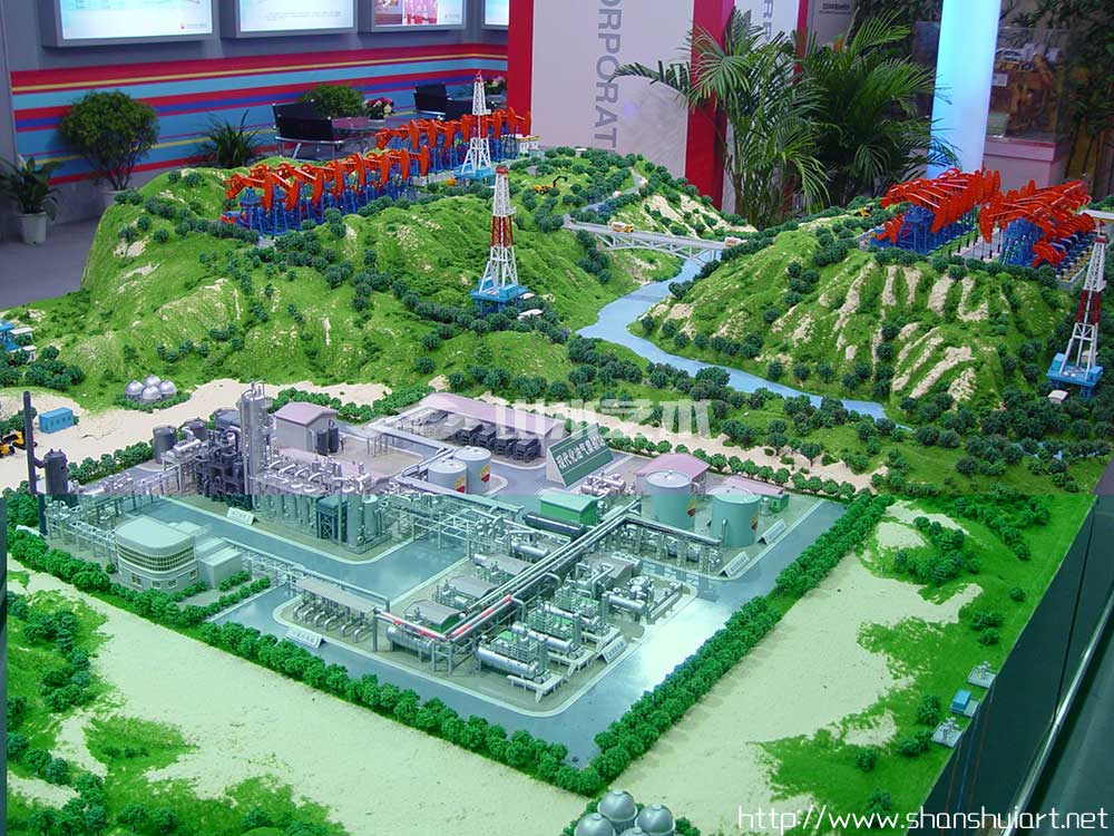 中國(guó)石油化工模型