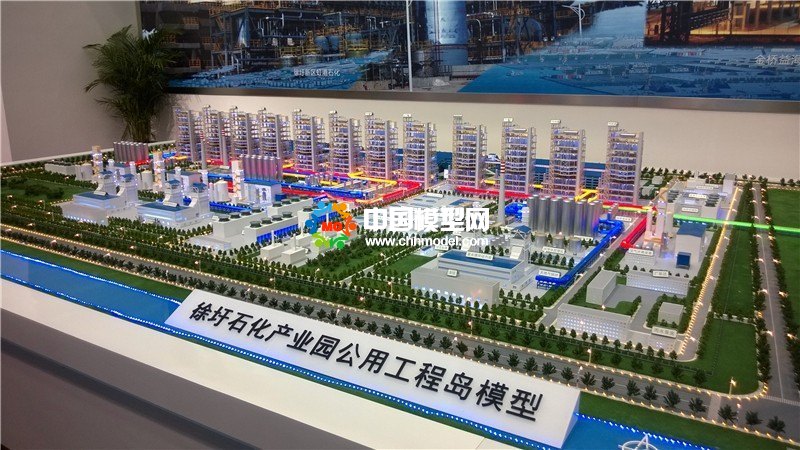石油化工產(chǎn)業(yè)沙盤模型，石油化工流程模型
