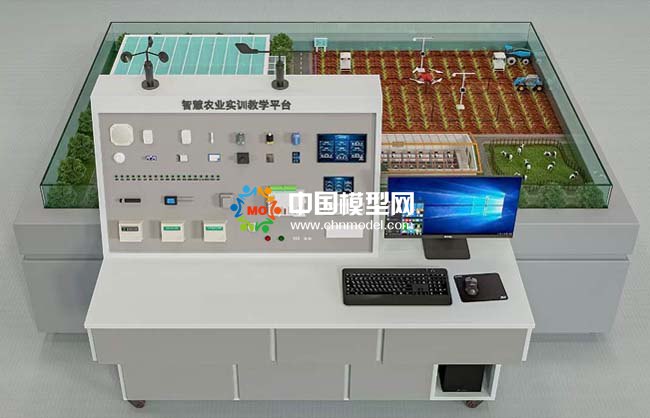 智慧農(nóng)業(yè)教學(xué)實(shí)驗(yàn)平臺(tái)沙盤(pán)你模型效果圖