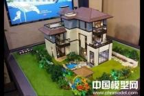 別墅模型主要突出環(huán)境觀，建筑按部就班即可