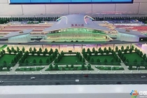 通過沙盤模型看京張高鐵線工程，預計2019年底建成通車