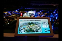 城市遠(yuǎn)景沙盤模型運用了大量高科技參與展示