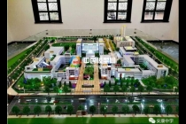 安康中學新、老校區(qū)建設沙盤模型建成